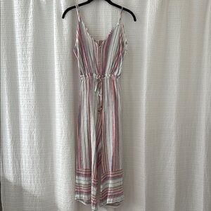 South Moon Under Pink Sleeveless Spaghetti Strap Jumpsuit